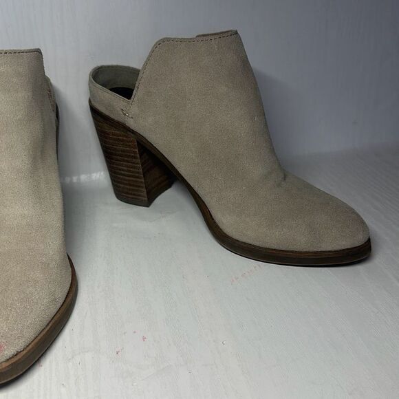Dolce Vita Selene Boot Mule, Women's Size 6.5 M, Dark Taupe Suede MSRP $149.95 - Picture 4 of 10